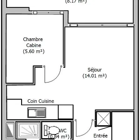 Apartmán Le Cabanon De Mirza